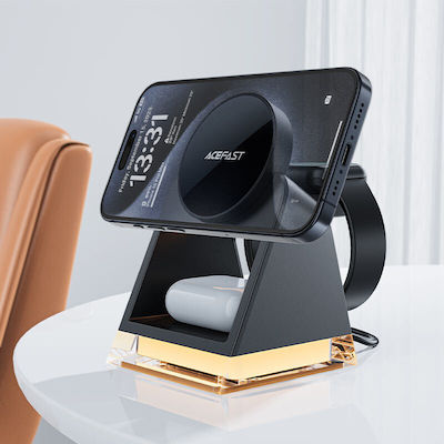 Acefast Wireless Charger (Qi Pad) 15W Blacks (E17)