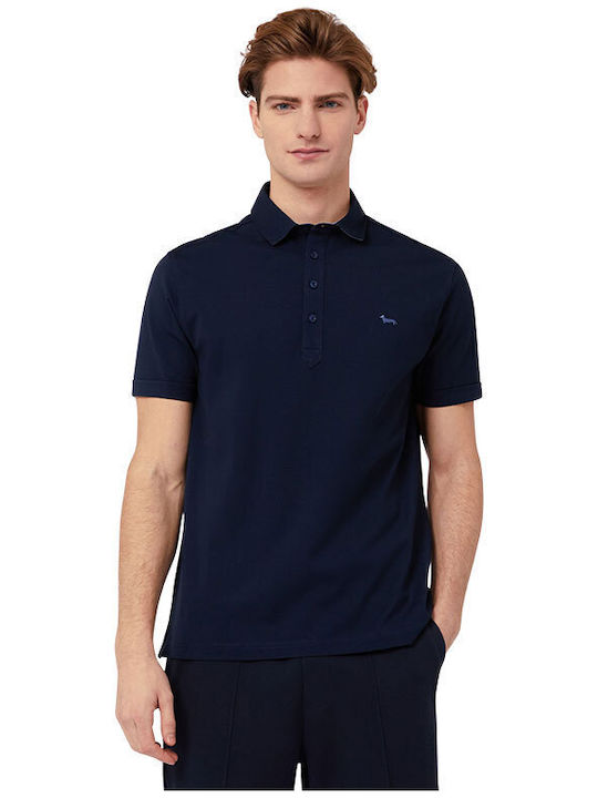 Harmont & Blaine Ανδρική Μπλούζα Κοντομάνικη Polo Navy Μπλε