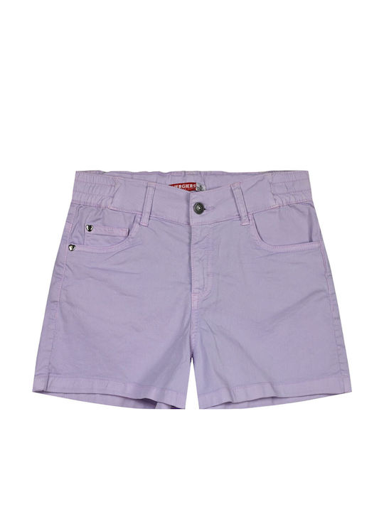 Șort/Salopetă Copii din Material Textil lila
