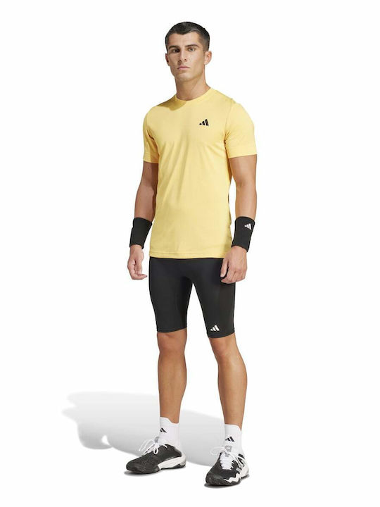 adidas Tennisbekleidung Freelift IL7377 Männliche Gelbe Bluse