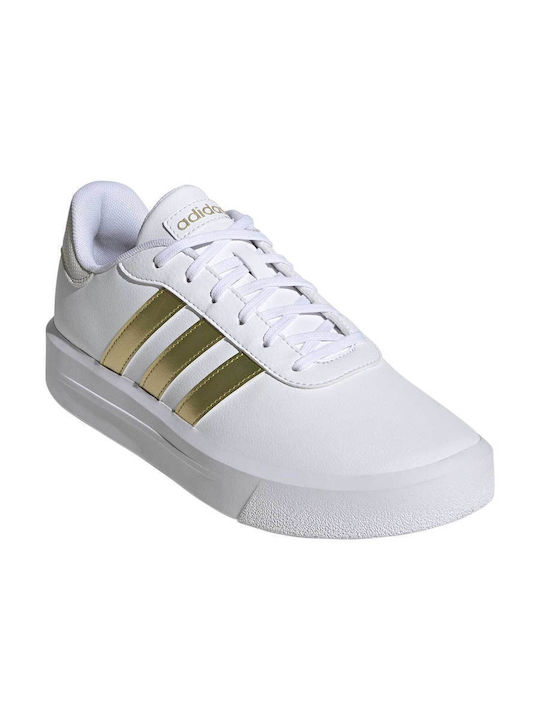 Court Platform Sneakers White