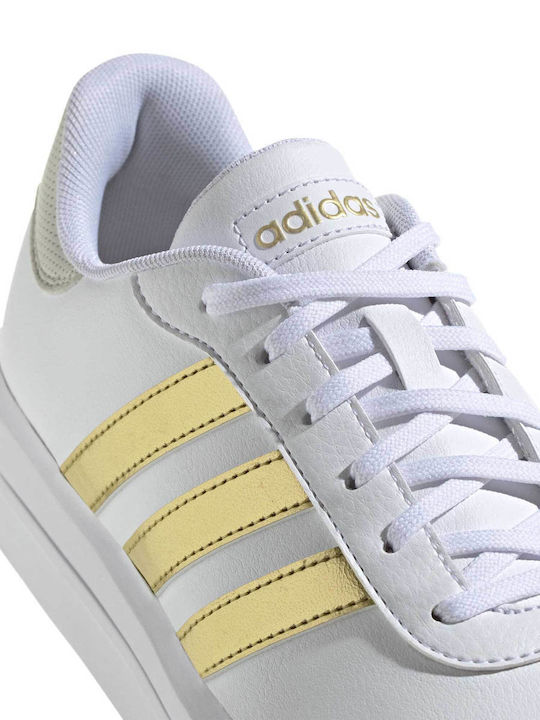 Court Platform Sneakers White