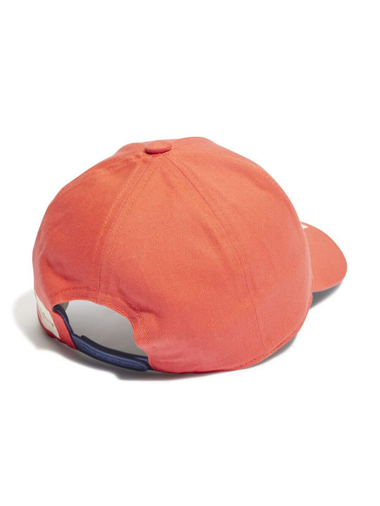 Adidas Παιδικό Καπέλο Jockey Υφασμάτινο Πορτοκαλί