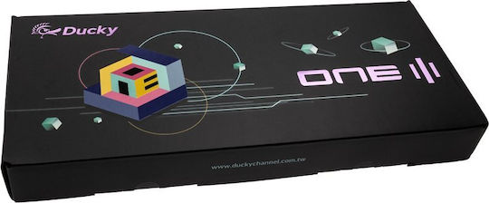 Ducky One 3 TKL Gossamer Gaming Μηχανικό Πληκτρολόγιο Tenkeyless με Cherry MX Ergo Clear διακόπτες (Αγγλικό US) Ροζ