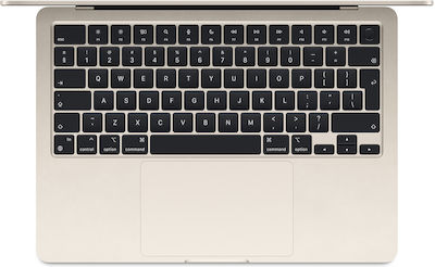 Apple MacBook Air 13" (2024) 13.6" Retina Display (M3-8-core/8GB/256GB SSD) Starlight (GR Keyboard)