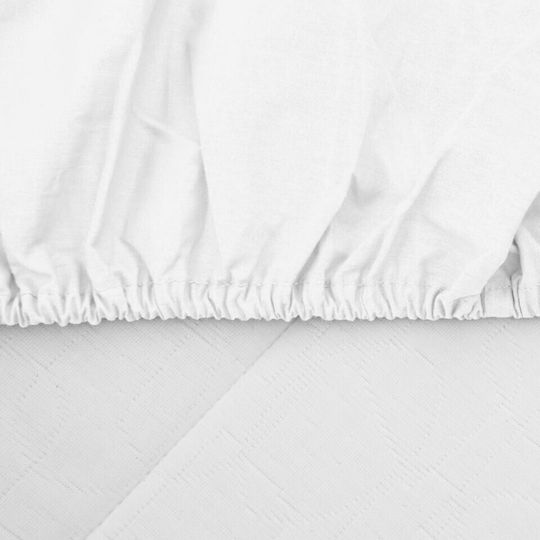 Heinner Σεντόνι Μονό με Λάστιχο 90x200εκ. Λευκό