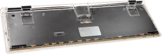 Ducky One 3 Aura Gaming Μηχανικό Πληκτρολόγιο με Cherry MX Brown διακόπτες και RGB φωτισμό (Αγγλικό US) Λευκό