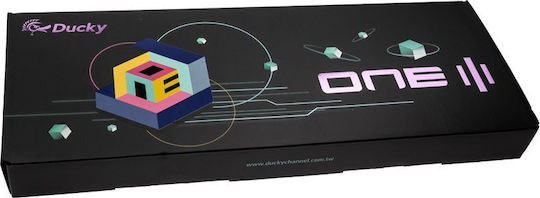 Ducky One 3 Aura Gaming Μηχανικό Πληκτρολόγιο με Cherry MX Speed Silver διακόπτες και RGB φωτισμό (Αγγλικό US) Λευκό