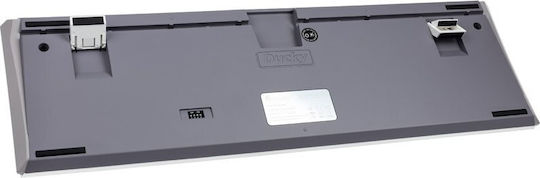 Ducky One 3 Mist Gaming Mechanical Keyboard with Cherry MX Ergo Clear Switches and RGB Lighting English US Gray PBT