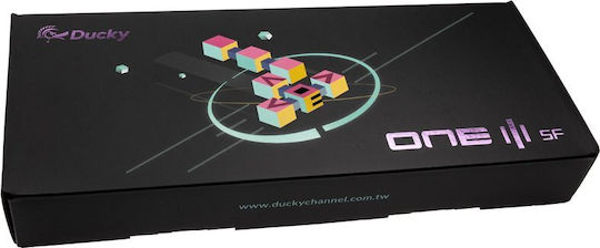 Ducky One 3 SF Gaming Mechanical Keyboard 65% with Cherry MX Ergo Clear switches and RGB lighting (English US) Mist Grey