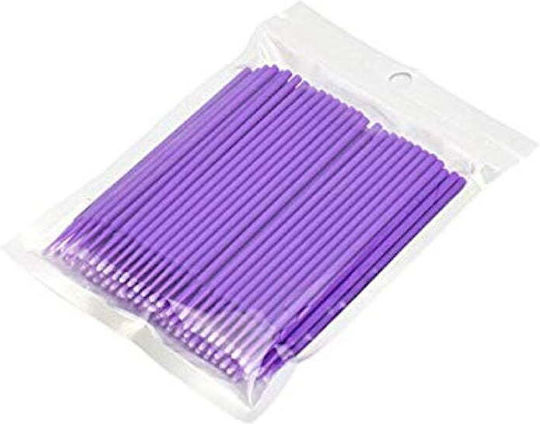 Μίας Χρήσης Microbrush Lash Επέκταση Βλεφαρίδων 100τεμ.- Μπατονέτα Βλεφαρίδας - All Eyelash Lifting