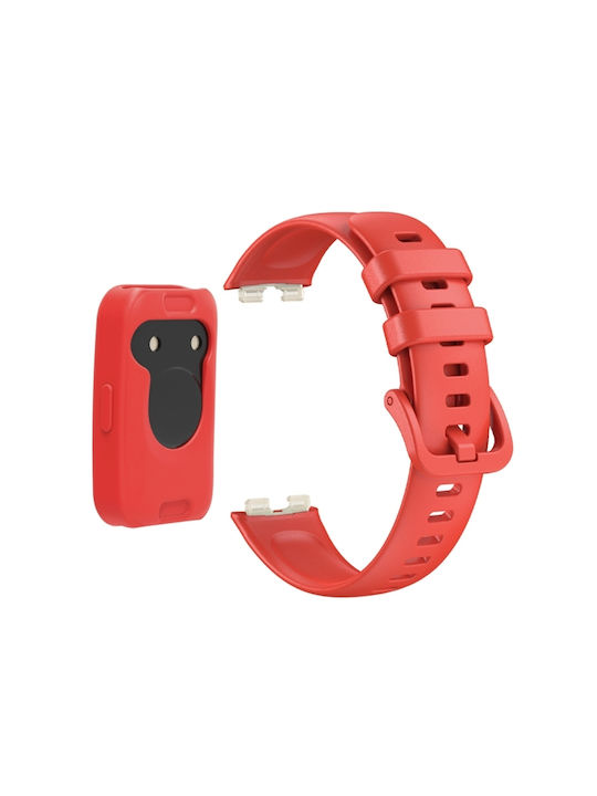 Protective Case Θήκη Σιλικόνης σε Κόκκινο χρώμα για το Huawei Band 8
