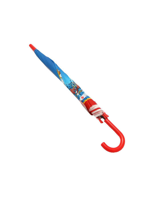 Super Kids Curved Handle Umbrella Blue