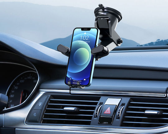 Celebrat Auto-Smartphone-Halterung Hc-08, Armaturenbrett und Lüftungsschlitze, Schwarz (6925146970083) (bis zu 6 zinsfreie Raten)