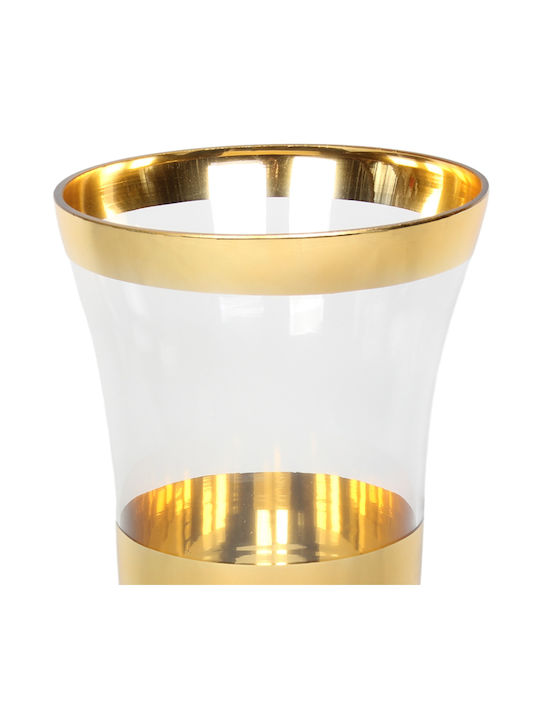 Keskor Decorative Vase Gold 16x16x26cm