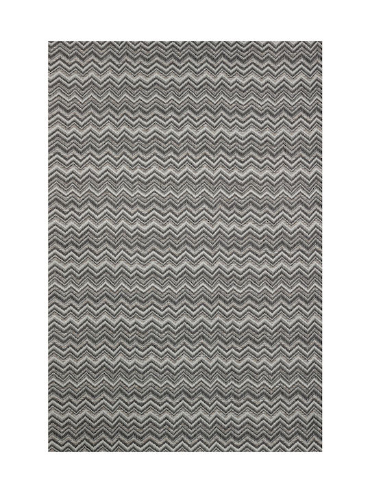 Carpet Breeze 191/98 Beige Dunkelgrau Zik Zak - Colore Colori 2,10x2,70