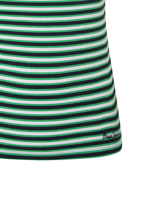 Pepe Jeans Women's Summer Blouse Short Sleeve Green PL505847-653