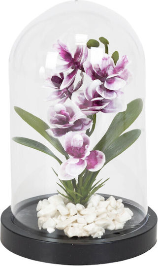 Artificial Plant in Glass Pot 11.5x18cm No45038