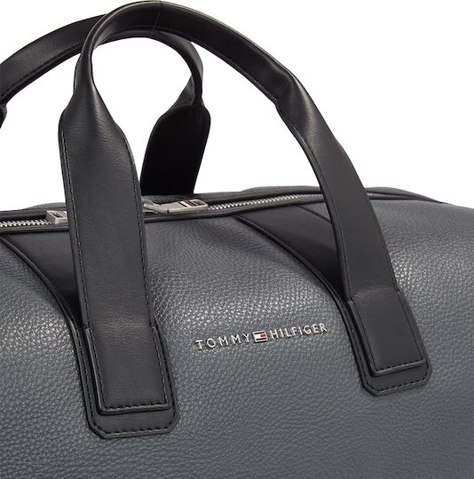Tommy Hilfiger Central Σακ Βουαγιάζ Γκρι Υφασμάτινο