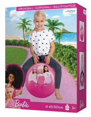 John Hop Hop Barbie Ball Pink 17.5cm.