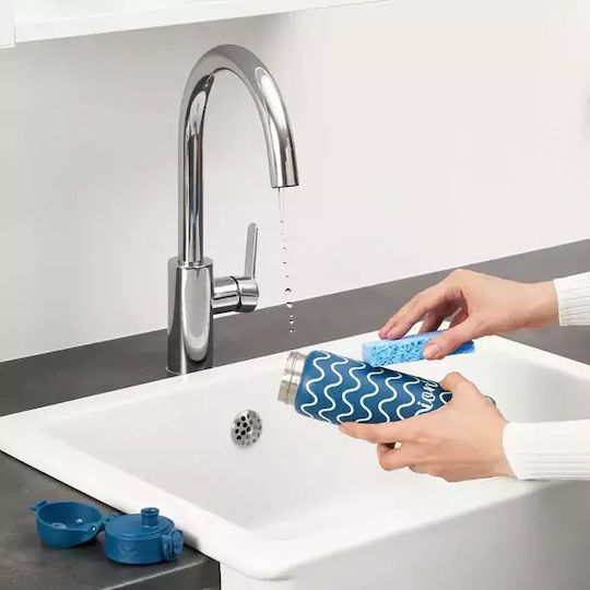 Ion8 Μπουκάλι Θερμός Ανοξείδωτο BPA Free 500ml Wave