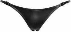 Noir Handmade Γυναικείο Sexy String Μαύρο