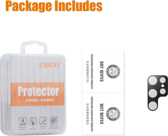Για Samsung Galaxy S24 Ultra 5g Enkay Hat-prince 9h Πίσω Κάμερας Με Σκληρυμένο Γυαλί Μεμβράνης (διαφανές)