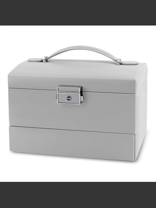 Go Clever Jewellery Box with Mirror 17.5x13.7x12.3cm
