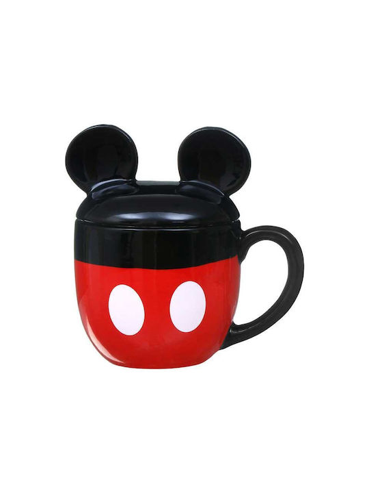 Paladone Disney Mickey Mouse Cană din ceramică cu capac 420ml, 04880