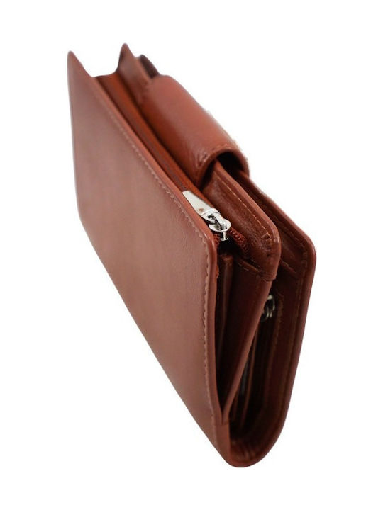 Γυναικείο Δερμάτινο Πορτοφόλι Pierre Cardin 228 Brown Ταμπα