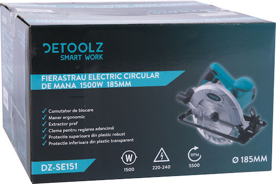 Detoolz Δισκοπρίονο 1500W