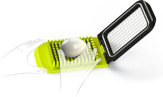 Vegetable Slicer For Salads Ibili-easycook, Plastic/stainless Steel, 21x12x3 Cm, Green/black