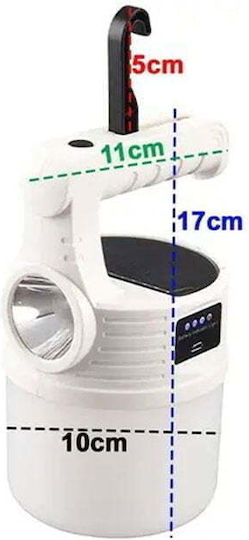 Mx-519 Solar Lantern for Camping with Flashlight