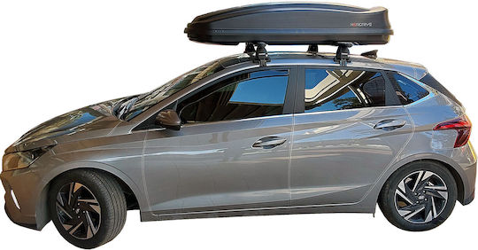 Menabo Garage Bars - Menabo Delta Aluminum Roof Bars Kit - Legs - Garage Door Nordrive Box 430lt For Hyundai I20 2020+ 3 Pieces B.hi20.11