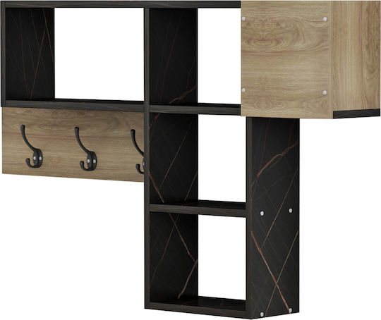 Homemarkt Entry Pendant & Shelves Harlan Hm8973.13 Natural black marble 99,5x15x61y