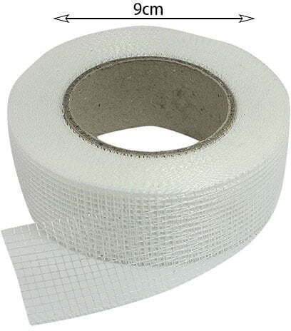 Self-Adhesive White Mesh Tape from Fiberglass for Cracks 50*20cm - Self Adhesive Fiberglass Tape