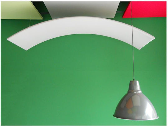 Audiodesigner Ola Orange Curved Sound Absorbing Fabric Panel 2000 X 800 Mm / 1,6 T.m.