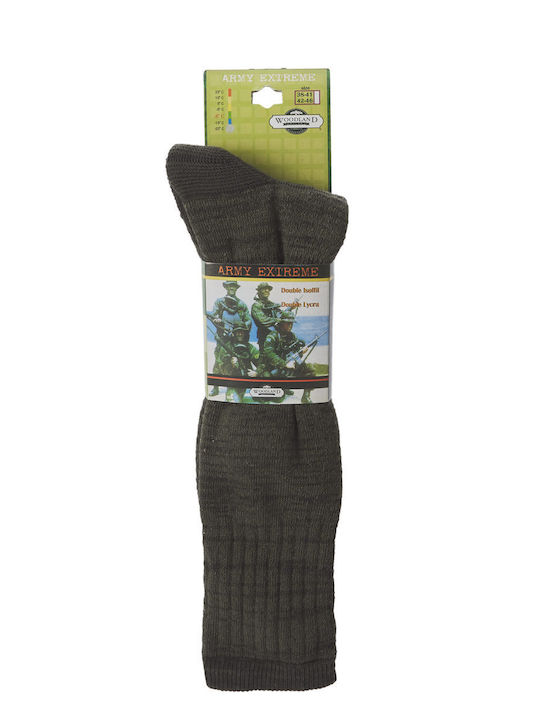 Woodland - Isofil Thermal Wild Action Isothermal Socks - Khaki