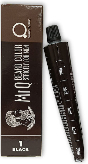 Qure Dye Beard & Moustache Grooming Set for Mustache M-101 Black