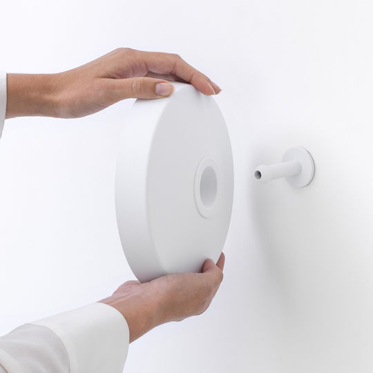 Brabantia Oglindă de Baie Rotundă 20.4x20.4cm Alb