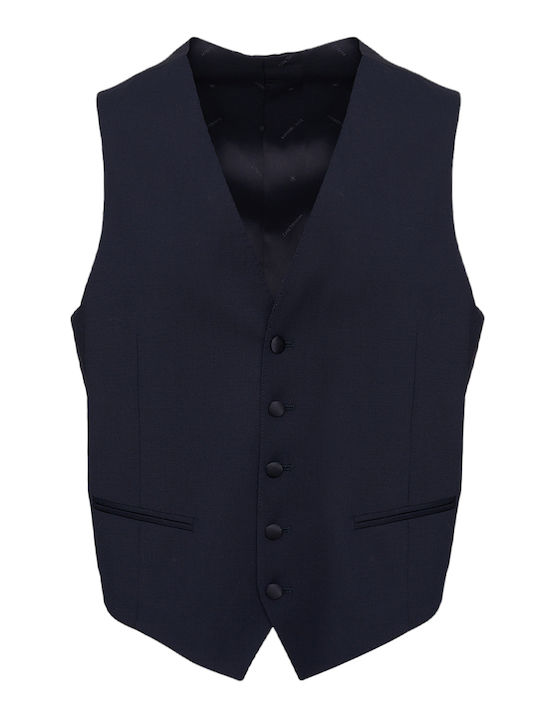Κοστούμι Με Γιλέκο Manuel Ritz Σκούρο Μπλε Abito C-gilet 3630arw3328-240000-89