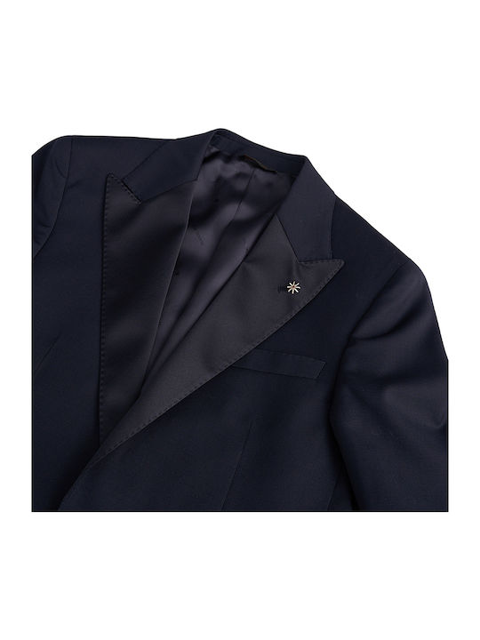 Κοστούμι Με Γιλέκο Manuel Ritz Σκούρο Μπλε Abito C-gilet 3630arw3328-240000-89