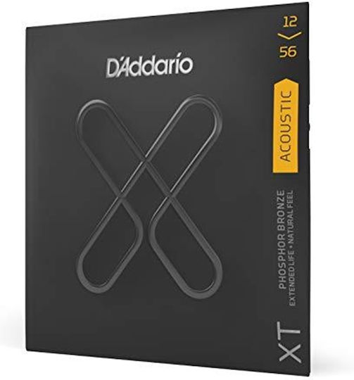 Daddario Light Набор Струни За Акустична Китара Фосфорен Бронз 12 - 56