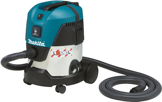 Makita Σκούπα Υγρών / Στερεών 1000W με Ανοξείδωτο Κάδο 15lt