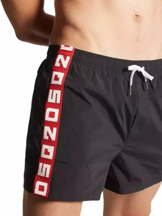 Dsquared2 Logo Μαγιο D7b645540-002-black/red
