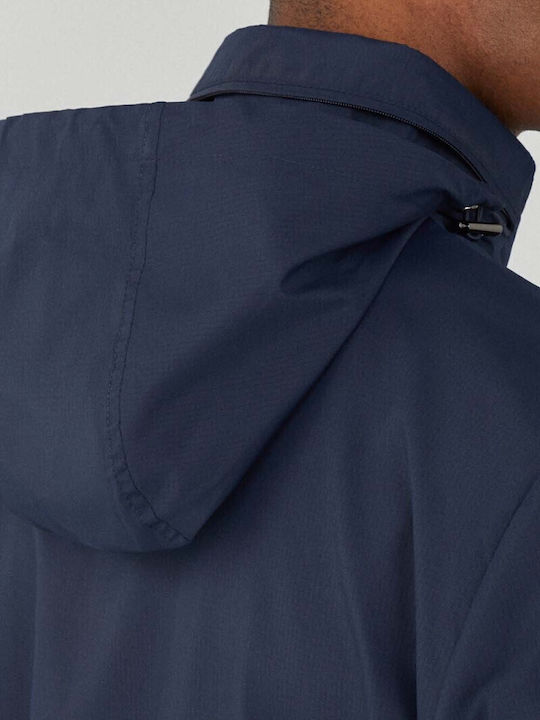 Winter Jacket Windproof Blue
