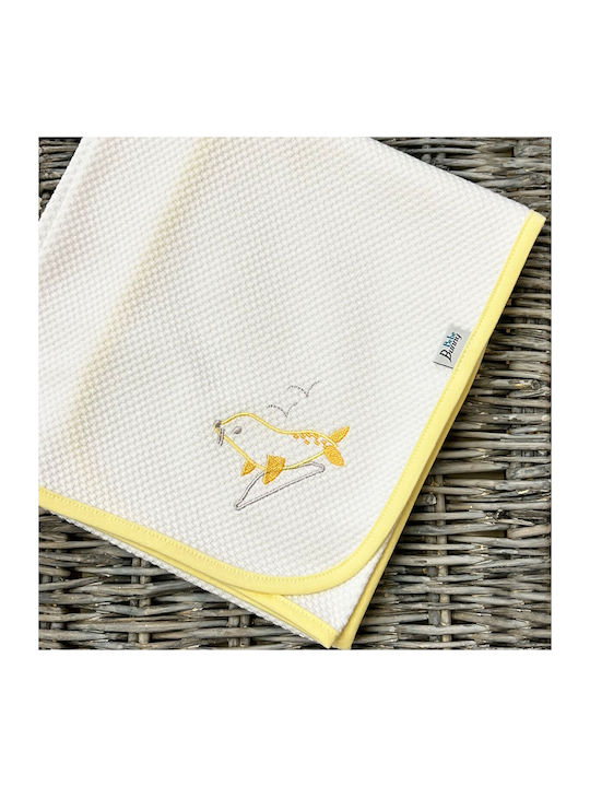 Bunny Bebe Swaddle Wrap in White Color