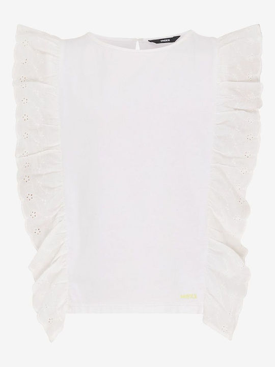 Детска блуза Mexx Fashion Off White Mf007702041g