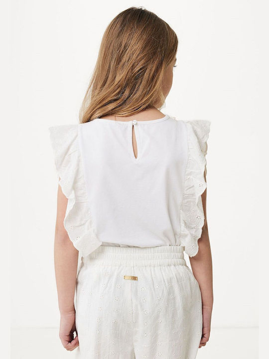 Mexx Fashion Kinder Bluse Off White Mf007702041g