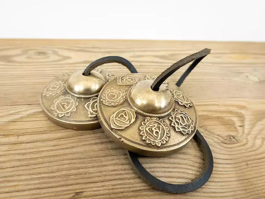 Ancient Wisdom Meditation Cymbals Seven Chakra 6,7cm Instrument für Musiktherapie